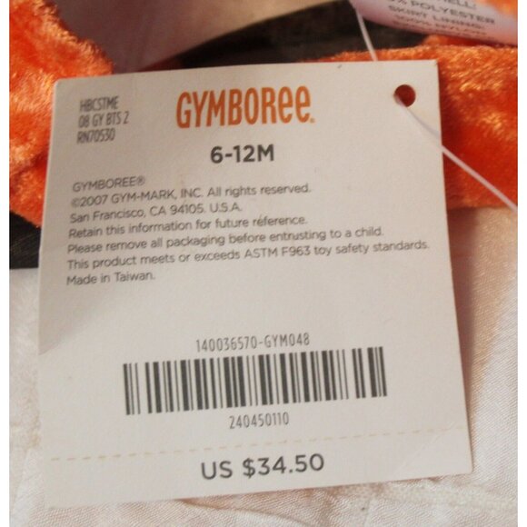 NWT 2008 Gymboree Halloween Costume Baby Butterfly 12-18 Months Cute Orange Wing - Picture 11 of 12